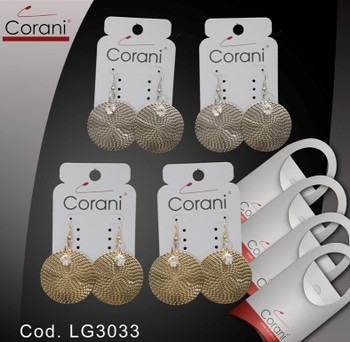 Ingrosso bigiotteria Corani cod. LG3033. Prezzo al pubblico per singolo paio € 4,50