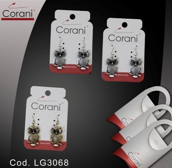 Ingrosso bigiotteria Corani cod. LG3068. Prezzo al pubblico per singolo paio € 5,70