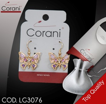 Ingrosso bigiotteria Corani cod. LG3076. Prezzo al pubblico per singolo paio € 19,50