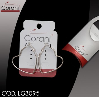 Ingrosso bigiotteria Corani cod. LG3095. Prezzo al pubblico per singolo paio € 8,00