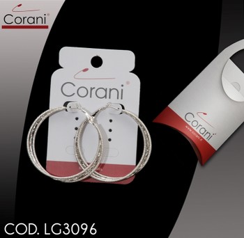 Ingrosso bigiotteria Corani cod. LG3096. Prezzo al pubblico per singolo paio € 9,00