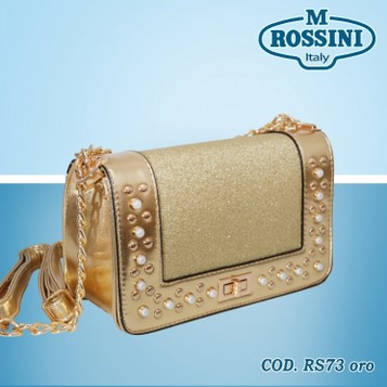Borsetta ragazza, Rossini cod. RS73 oro. Prezzo al pubblico € 15,00