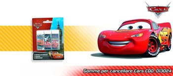 Cars set gomme - D13024 - 3pz. Prezzo al pubblico per singola confezione € 1,75
