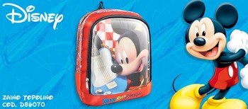 Topolino cod. D86070 zaino. Prezzo al pubblico € 30,30