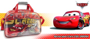 Cars borsa sport - cod.D86084. Prezzo al pubblico € 32,55